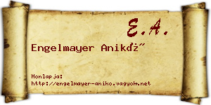 Engelmayer Anikó névjegykártya