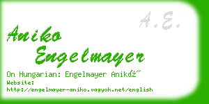 aniko engelmayer business card